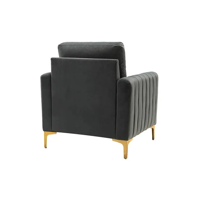 Baseo Neem Wood Accent Chair - Grey media 5