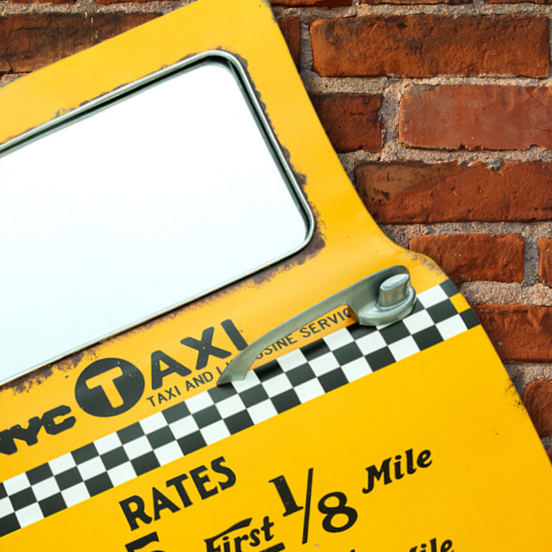 NYC Taxi Door Metal Wall Accent media 3