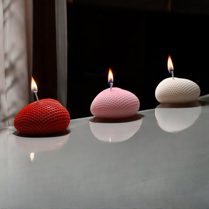 Tender Heart Rose Scented Soy Wax Candle - Set Of Three media 4