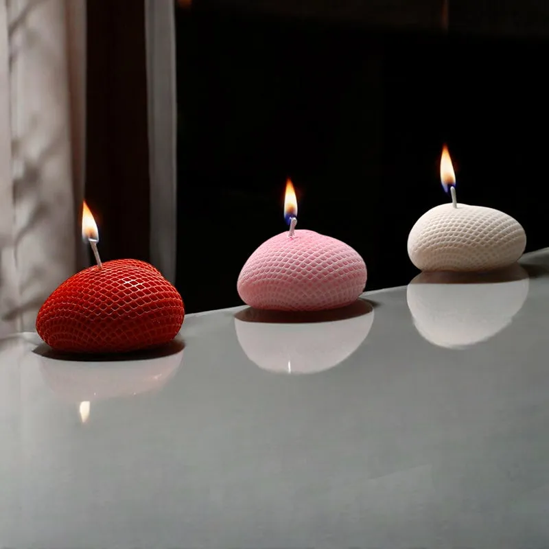 Tender Heart Rose Scented Soy Wax Candle - Set Of Three media 4