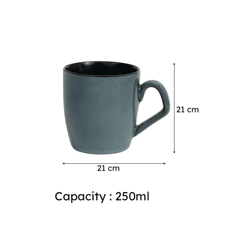 Twilight Porcelain Coffee Mug (250 mL Each) - Set of Six media 5