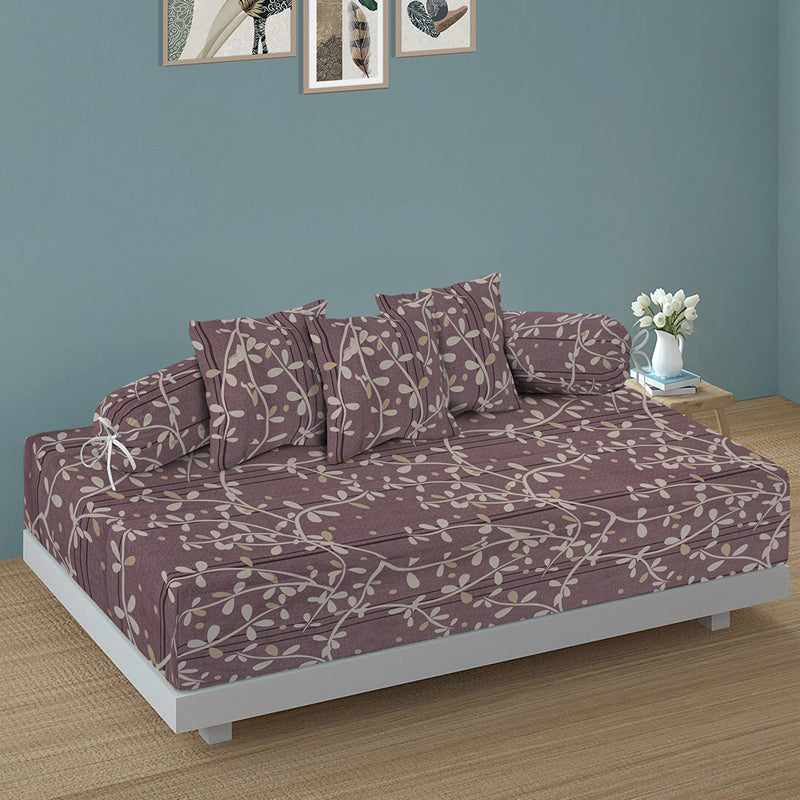 Deep Earth Diwan Set - Six Piece Set