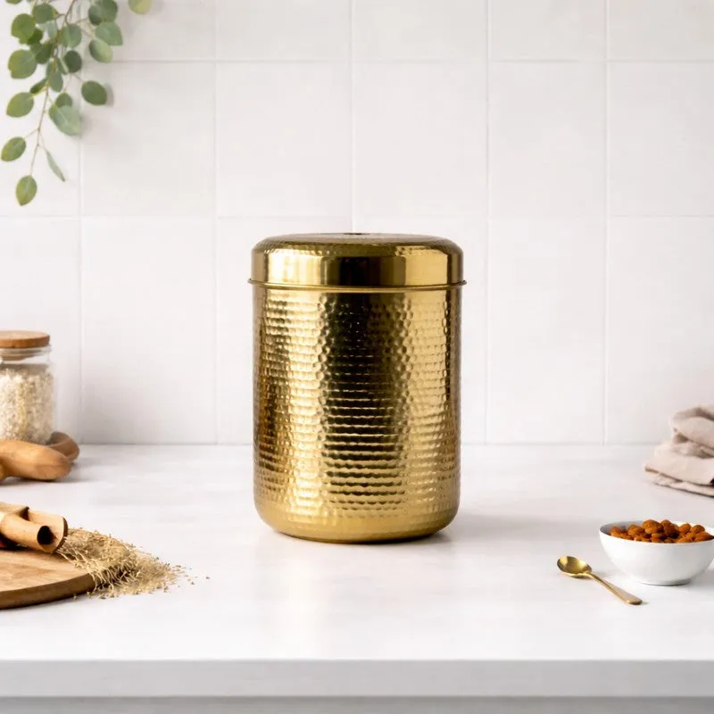 PureForm Gold Brass Container - 8000 mL media 1