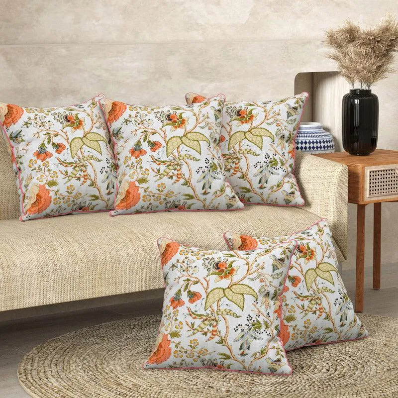 Mehan Floral Cushion Cover - Set Of Two media 3