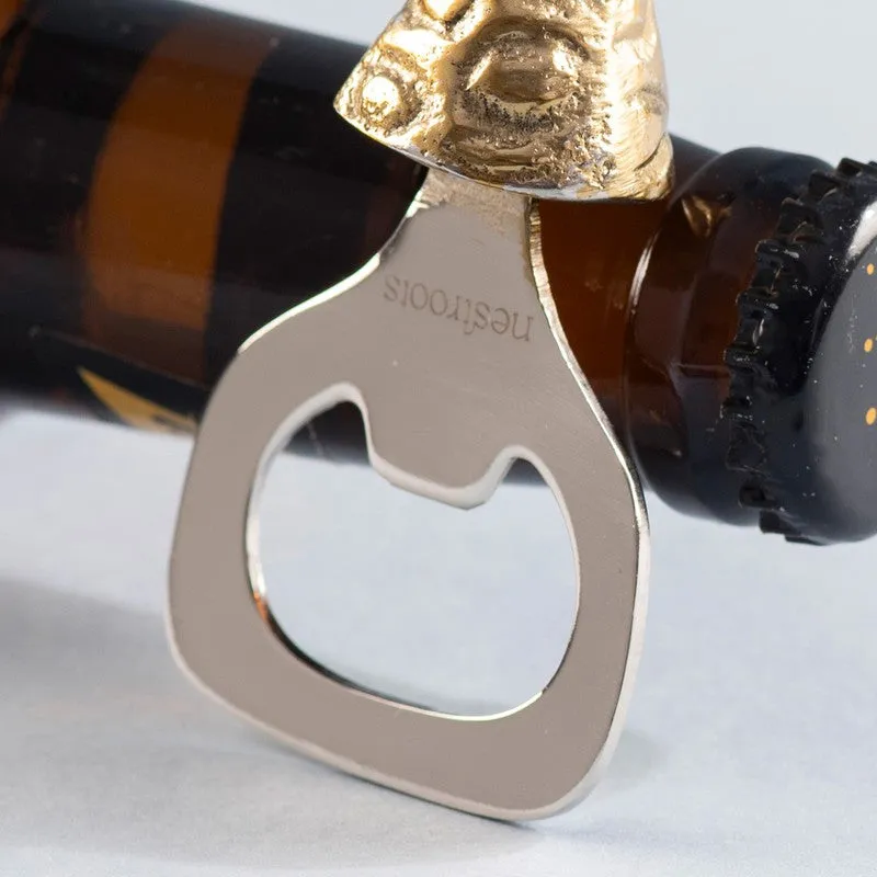 Antler Twist Stainless Steel Bottle Opener - Gold media 5