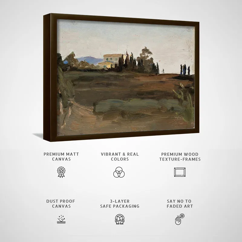 Distant Lands Wood Wall Art With Frame - Black media 5