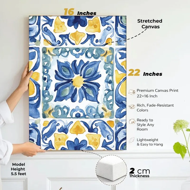 Modern Geometry Canvas Wall Art - Set of Two media 4