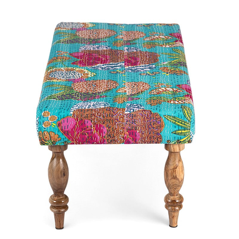 Daxen Sheesham Wooden Bench - Multicolor media 5
