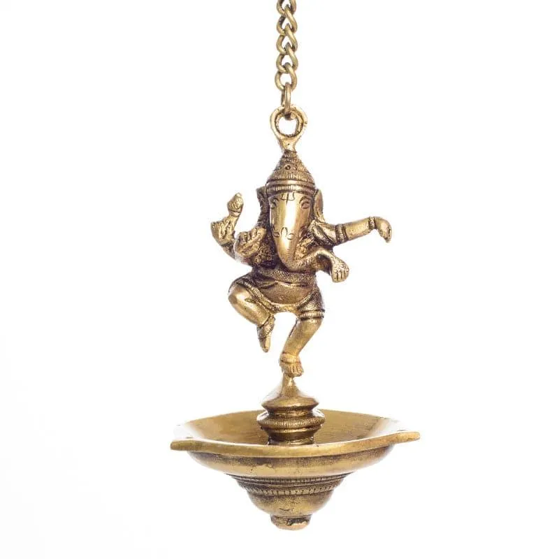Dancing Ganesha Hanging Diya media 3