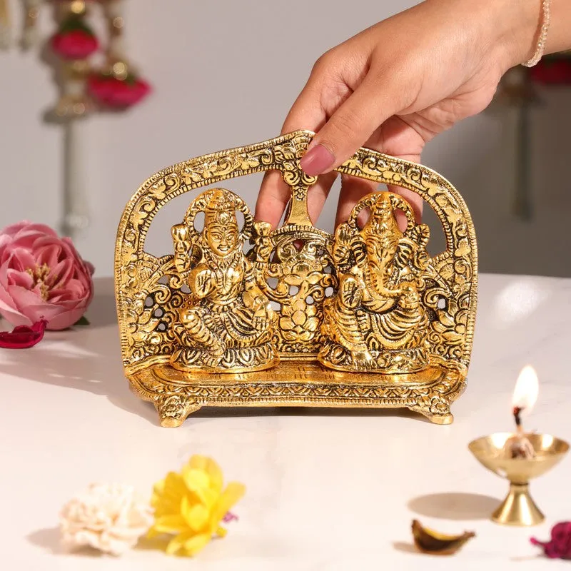 Aurelia Lakshmi Ganesh Idols & Sets media 3