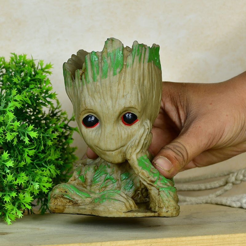 Groot In Thought Resin Showpiece media 4