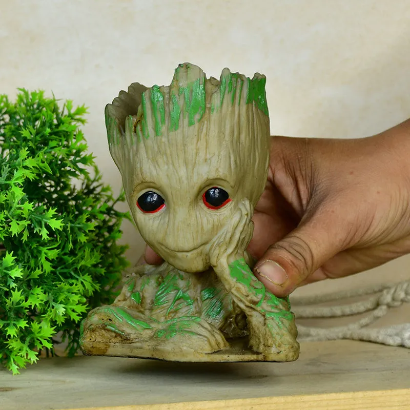 Groot In Thought Resin Showpiece - 4