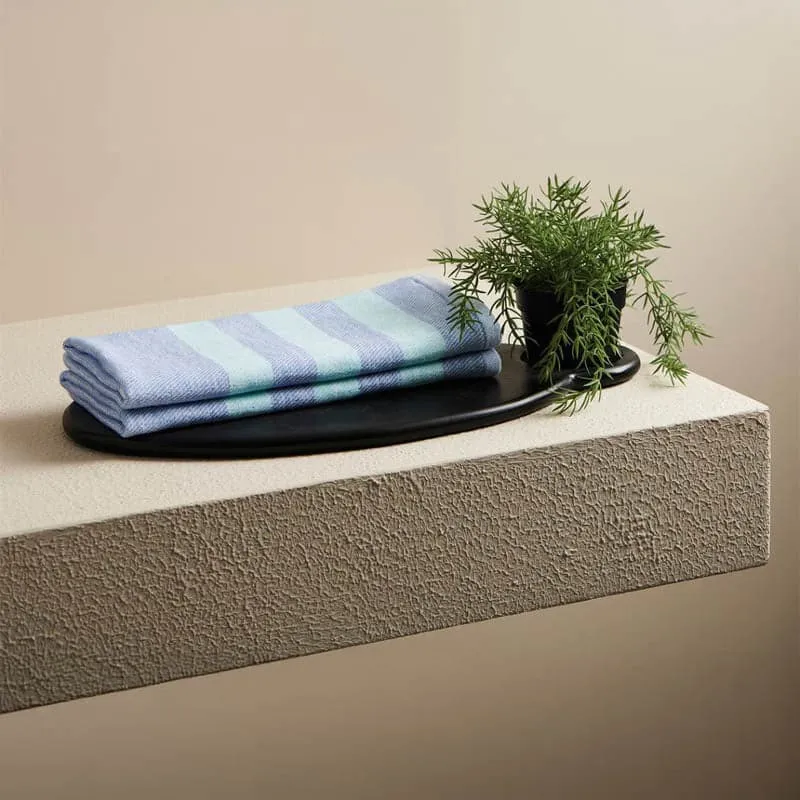 Mirage Stripe Hand Towel - Set Of Two media 1