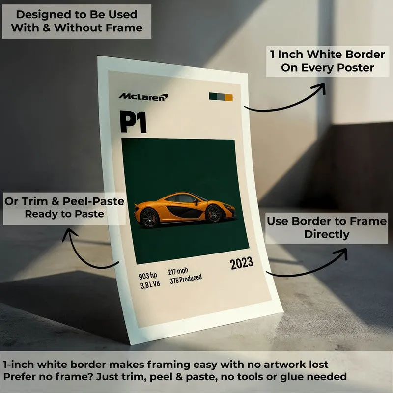 McLaren P1 Legacy Wall Poster media 9