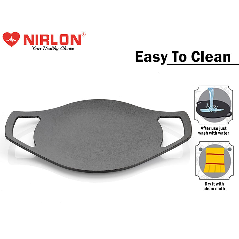 Nirlon Cast Iron Roti Tawa - 9 Inches media 4