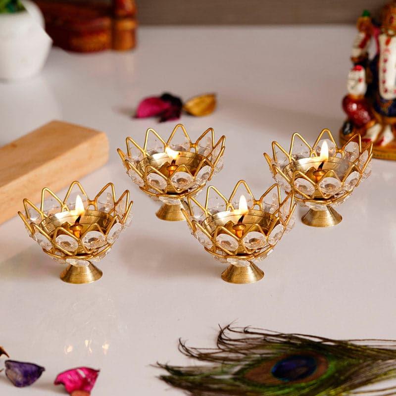 Kamal Kooj Tealight Candle Holder - Set Of Two