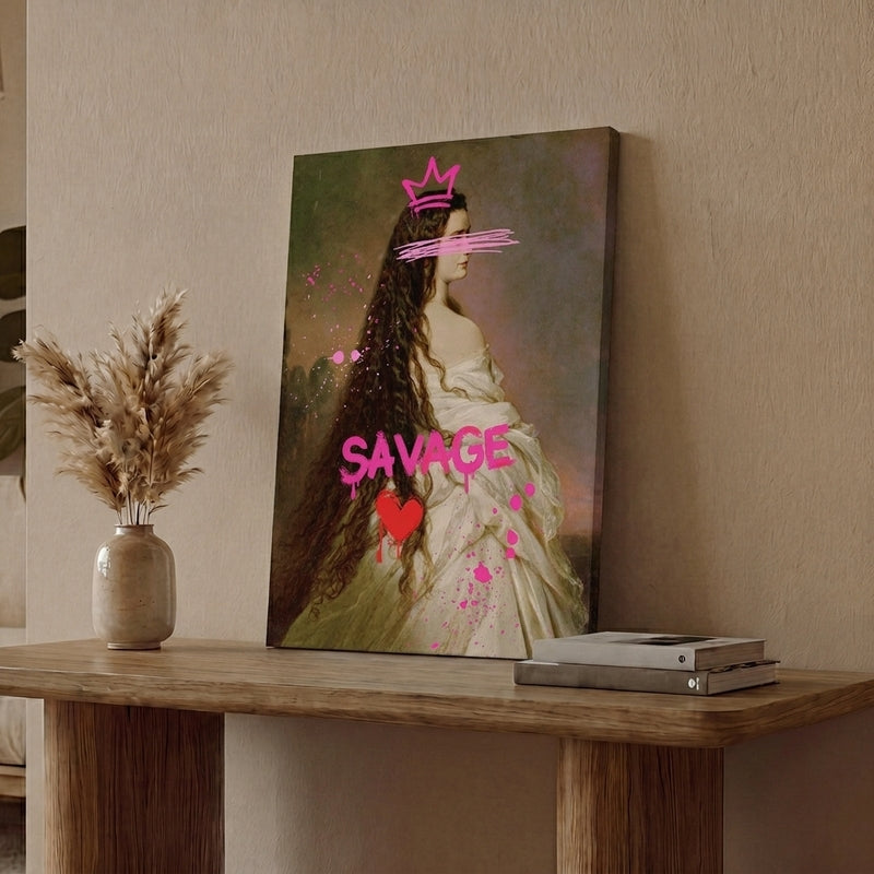 Savage Lady Wall Art