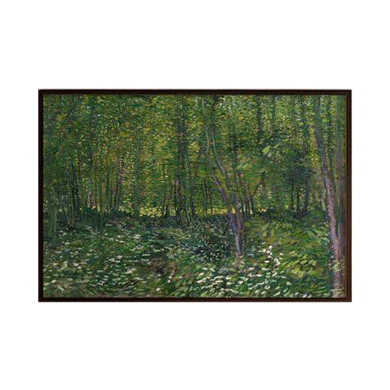 Trees And Undergrowth By Vincent Van Gogh - Black Frame media 6