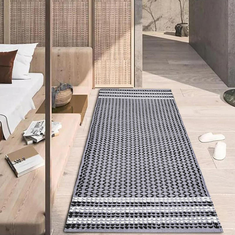 Corridor Classic Cotton Runner Rug - Grey media 5