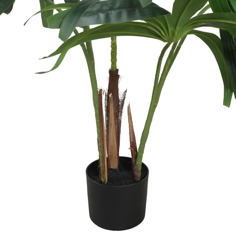 ZenLeaf Rhapis Palm Artificial Plant Without Pot - 3.1 Feet media 4