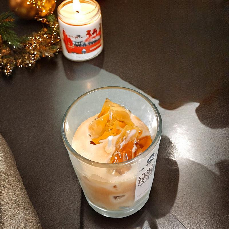 Iced Frappe Coffee Scented Soy Wax Candle media 6