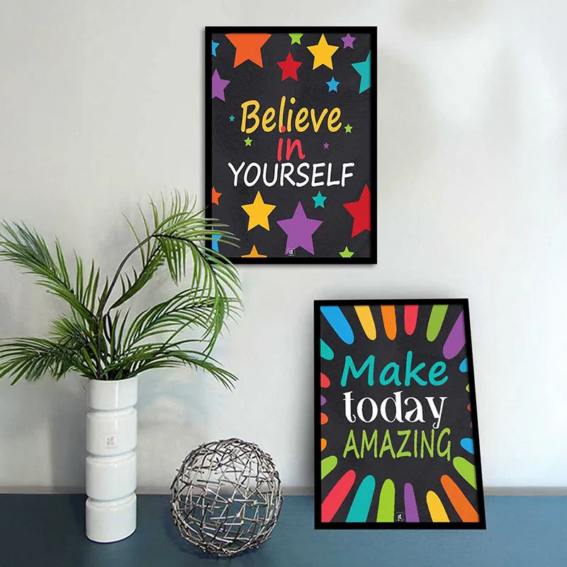 Make Today Amazing Wall Art - Set Of Two media 3