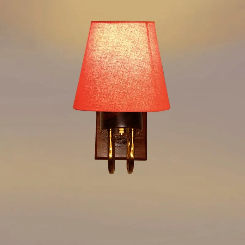 Gilded Arch Decorative Cotton Wall Lamp - Orange media 5