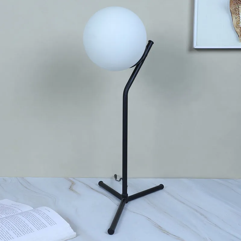 Mignon Solid Iron Moon LED Table Lamp - White,Black media 3