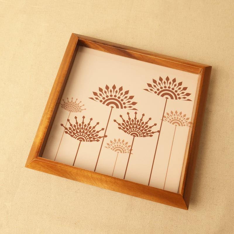 Vadana Floral Serving Tray media 3
