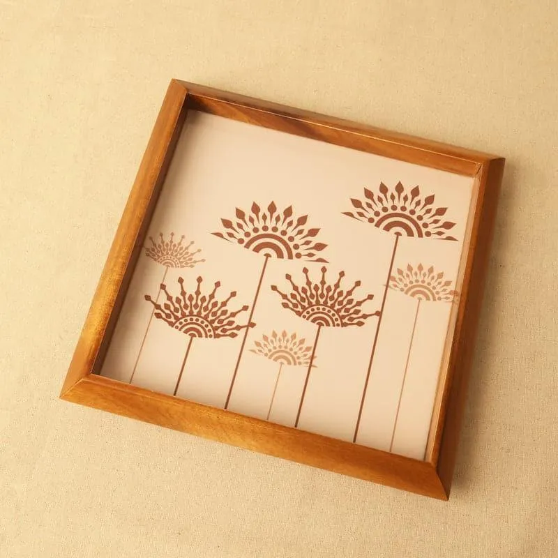 Vadana Floral Serving Tray media 3