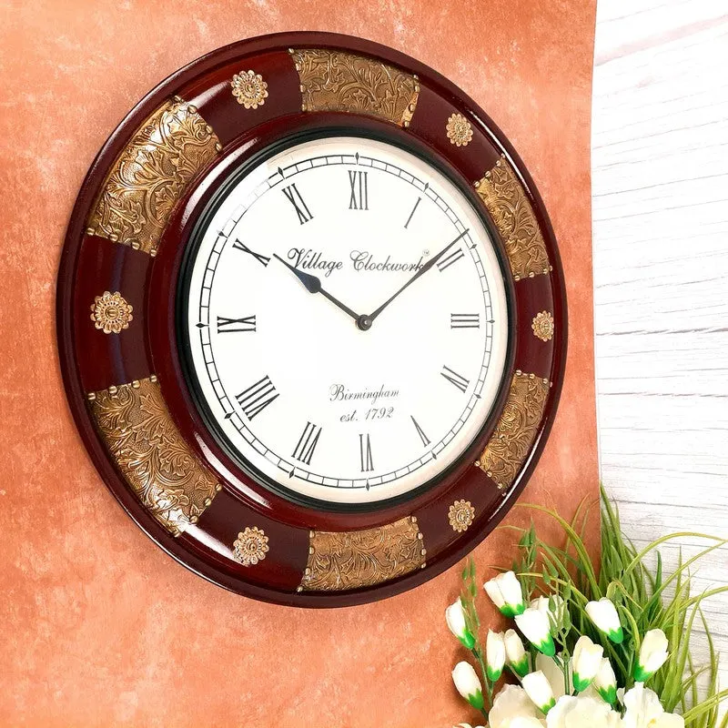 BoldHour Accent Wooden Wall Clock media 5