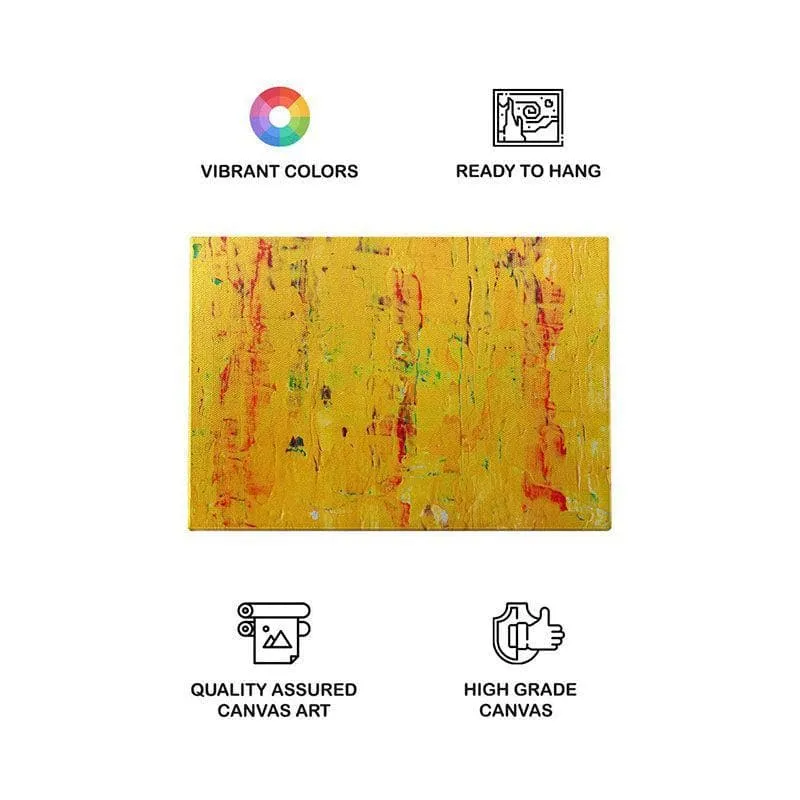 Ray Of Sun Abstract Canvas Painting - Gallery Wrap media 4