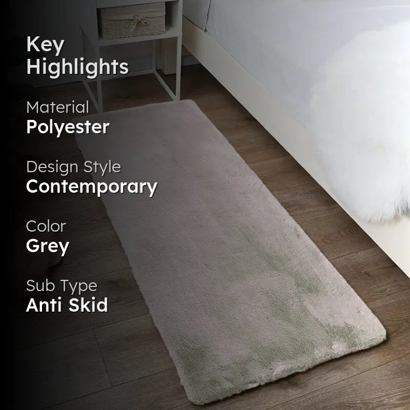 Ruffle Luxe Runner Rug - Nude media 2