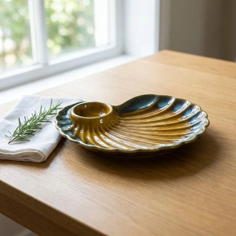 Ceramic Peacock Platter media 1