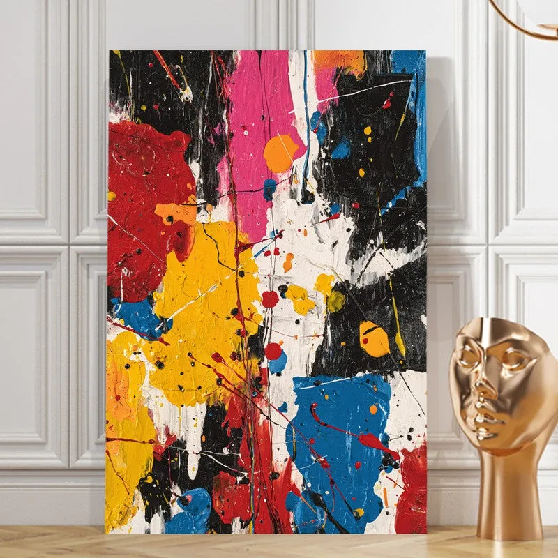 Dynamic Stroke Matrix Canvas Wall Art media 8