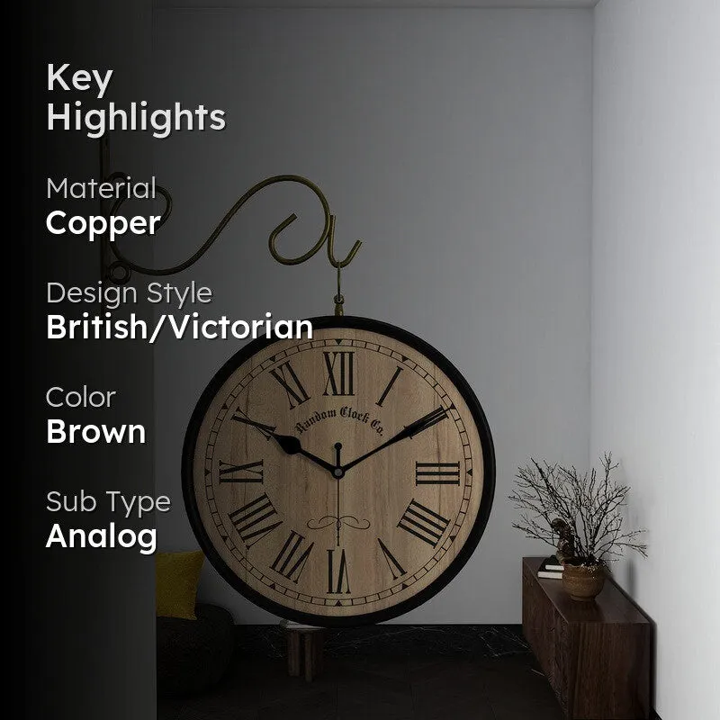 Caldermoor Double Sided Wall Clock media 2
