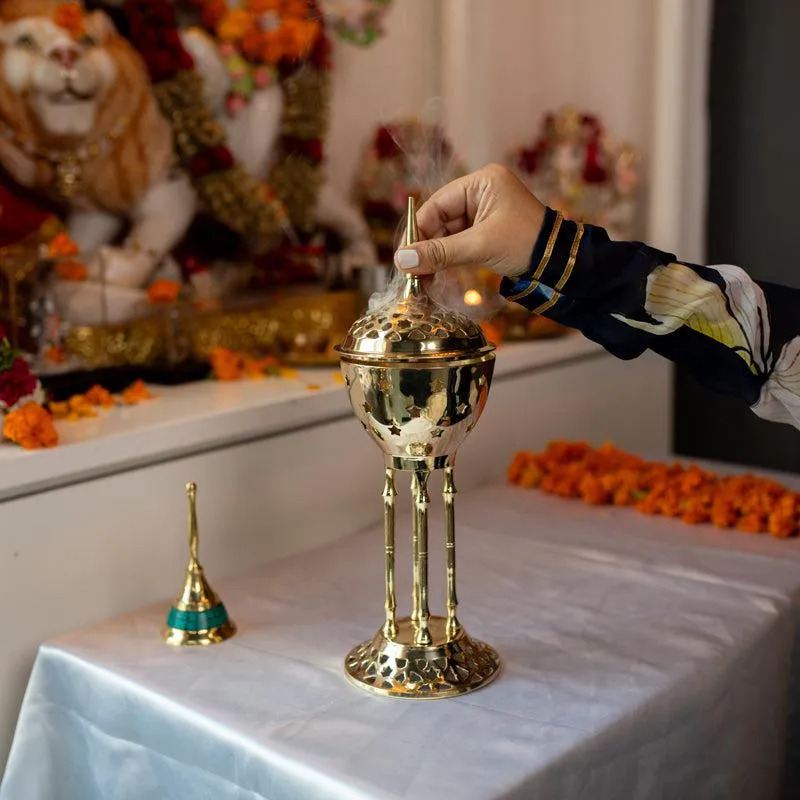 Aapti Brass Incense Burner media 3