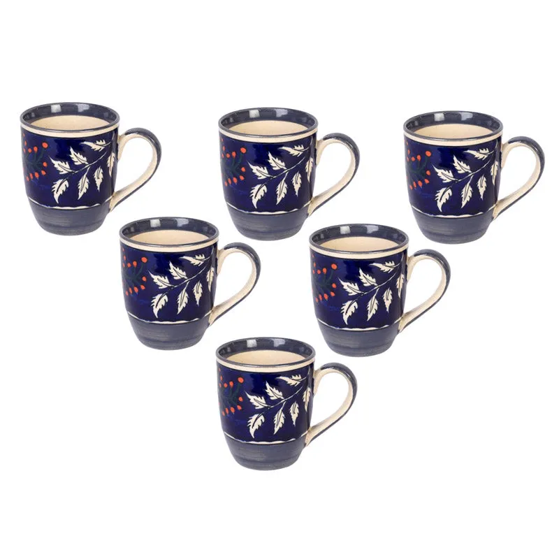 Tishya Ceramic Tea Cup (175 mL Each) -  Set of Six media 5