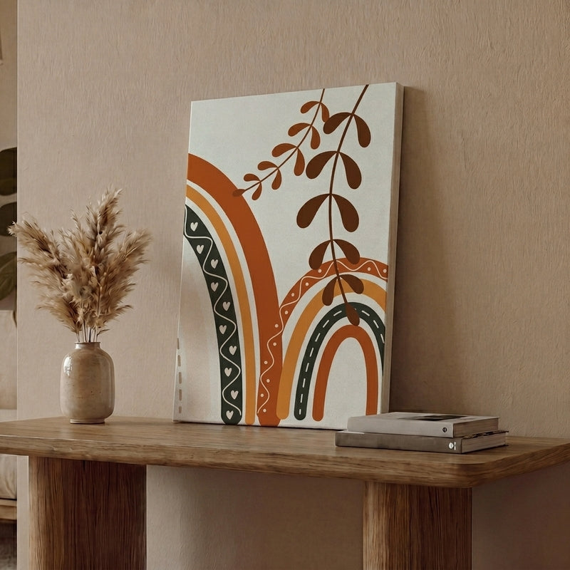 Boheme Bliss Cotton Canvas Wall Painting