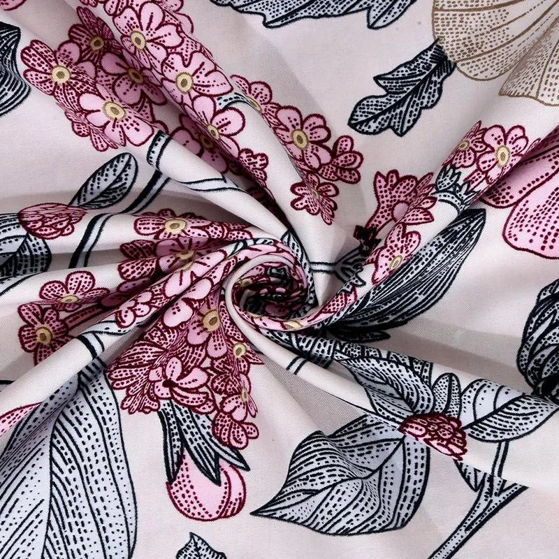 Merlin Floral PolyCotton Bedsheet - 150 GSM media 6