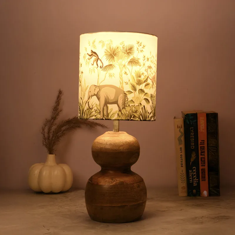 Simona Junglee Fabric Table Lamp - Multicolor media 1