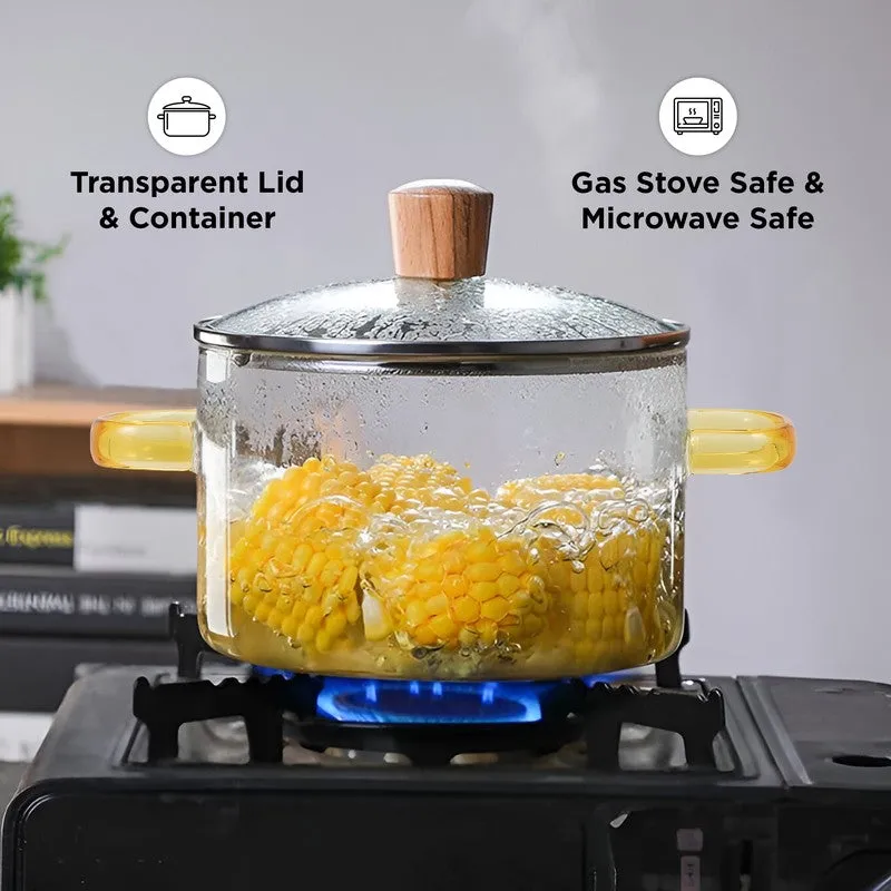 Cassa Glass Cooking Pot - 3000 ML media 7