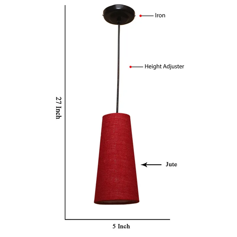 Ambient Aura Fabric Ceiling Lamp - Red media 8