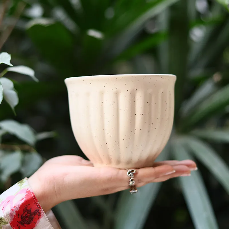 Tazio Ceramic Planter - Cream media 3