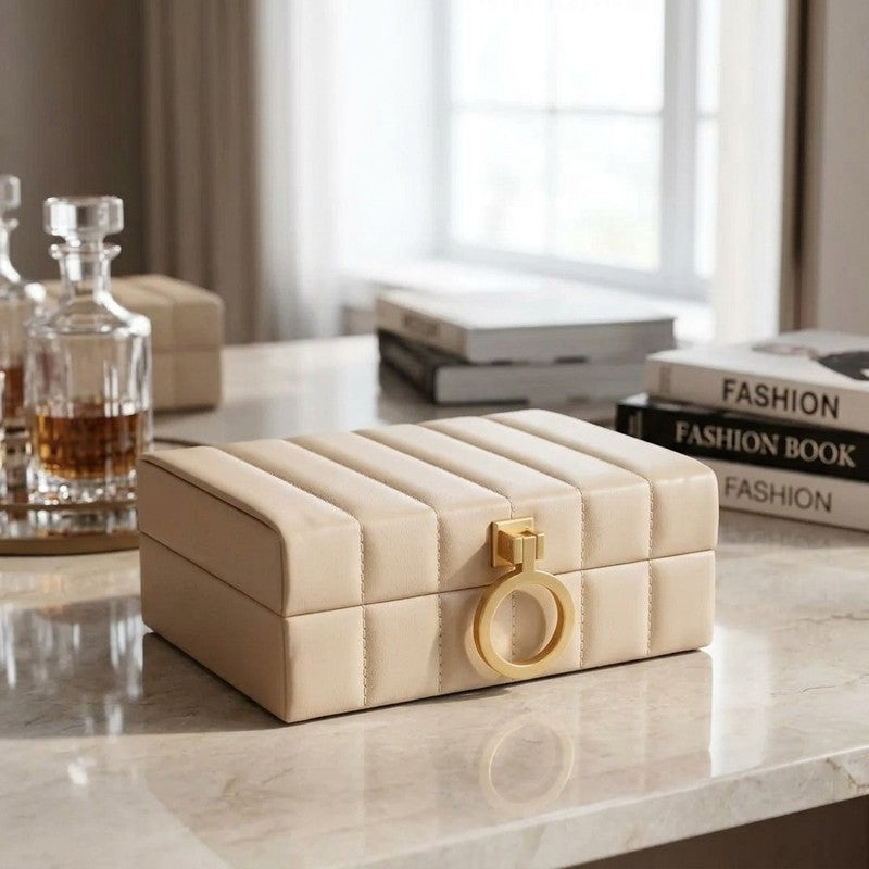 Luneria Faux Leather Jewel Box