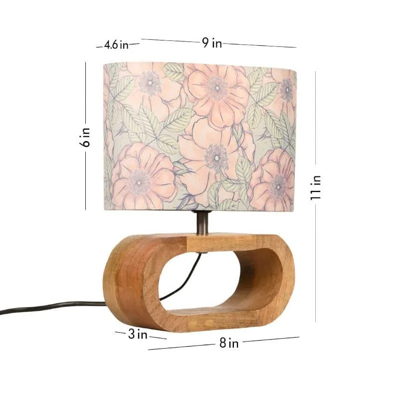 Flora Spread Mirza Fabric Table Lamp - Multicolor media 5