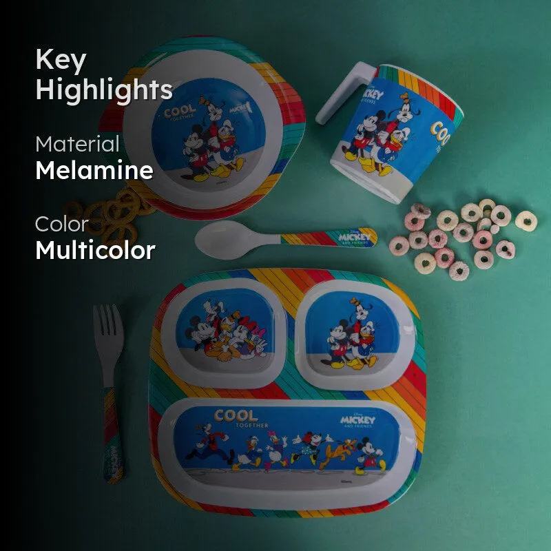 Servewell Mickey Mix Kids Dining Set - Five Piece Set media 2