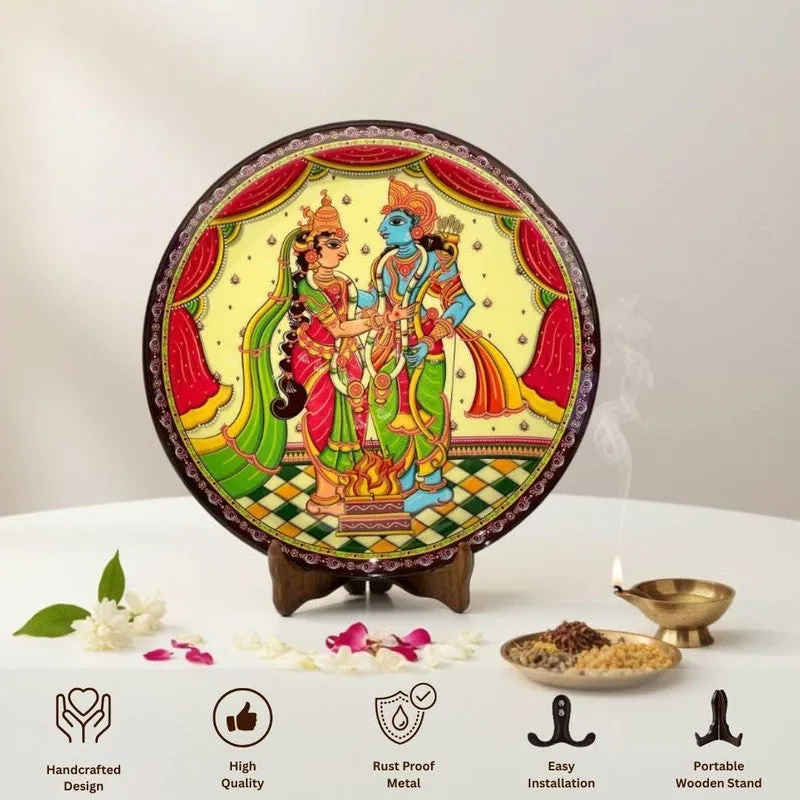 Divine Motif Decorative Wall Plates - Set Of Two media 3