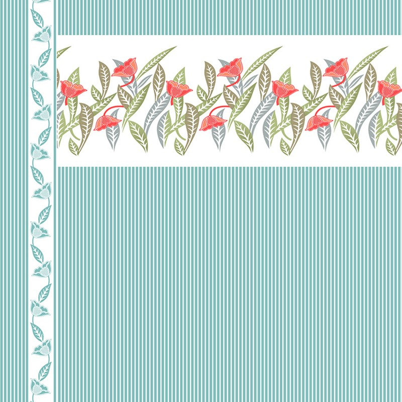 SignatureRest Cotton Bedsheet (Teal) - 180 TC media 5