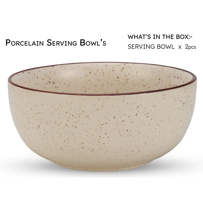 Speckled Terra Serving Bowl (1000 mL) - Set Of Two media 4